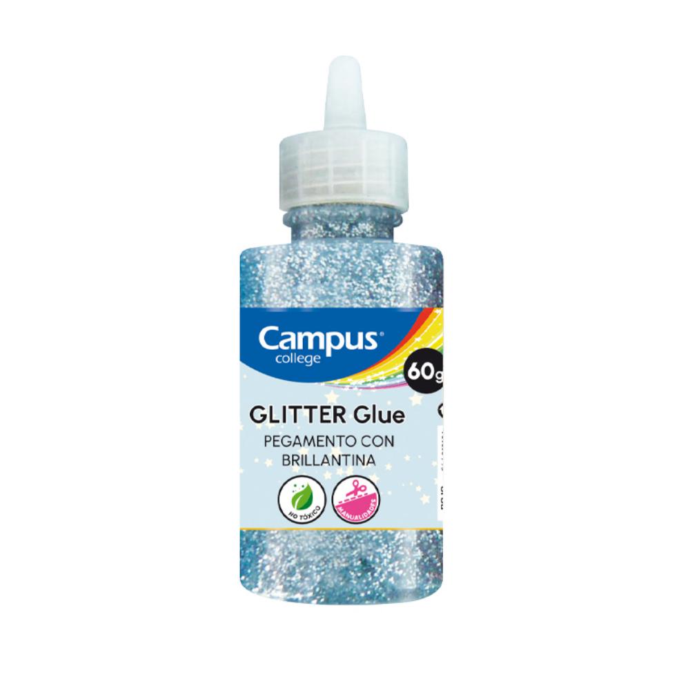 PEGAMENTO GLITTER 60 GR. PLATA