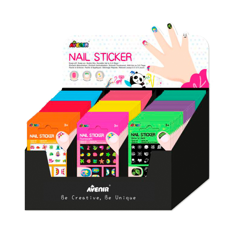 PEGATINAS AVENIR UÑAS SURTIDO