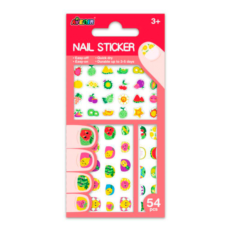 PEGATINAS UÑAS AVENIR FRUTAS