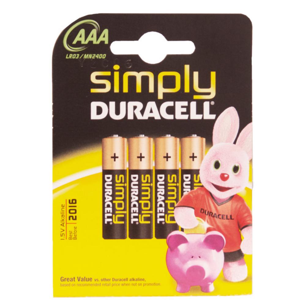 PILAS DURACELL SUMPLY AAA/4 B4