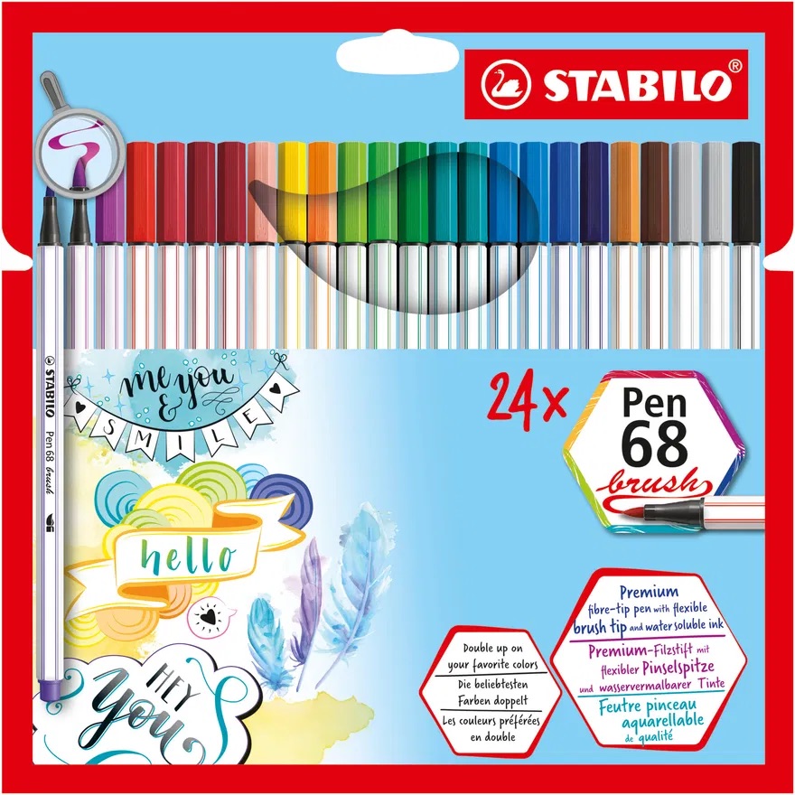 PINCEL STABILO PEN 68 24U SURT