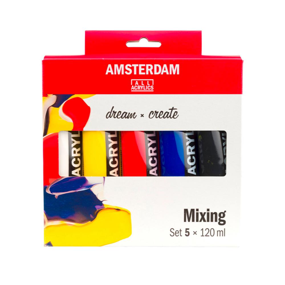 PINTURA ACRILICA TALENS 120ML 5COL