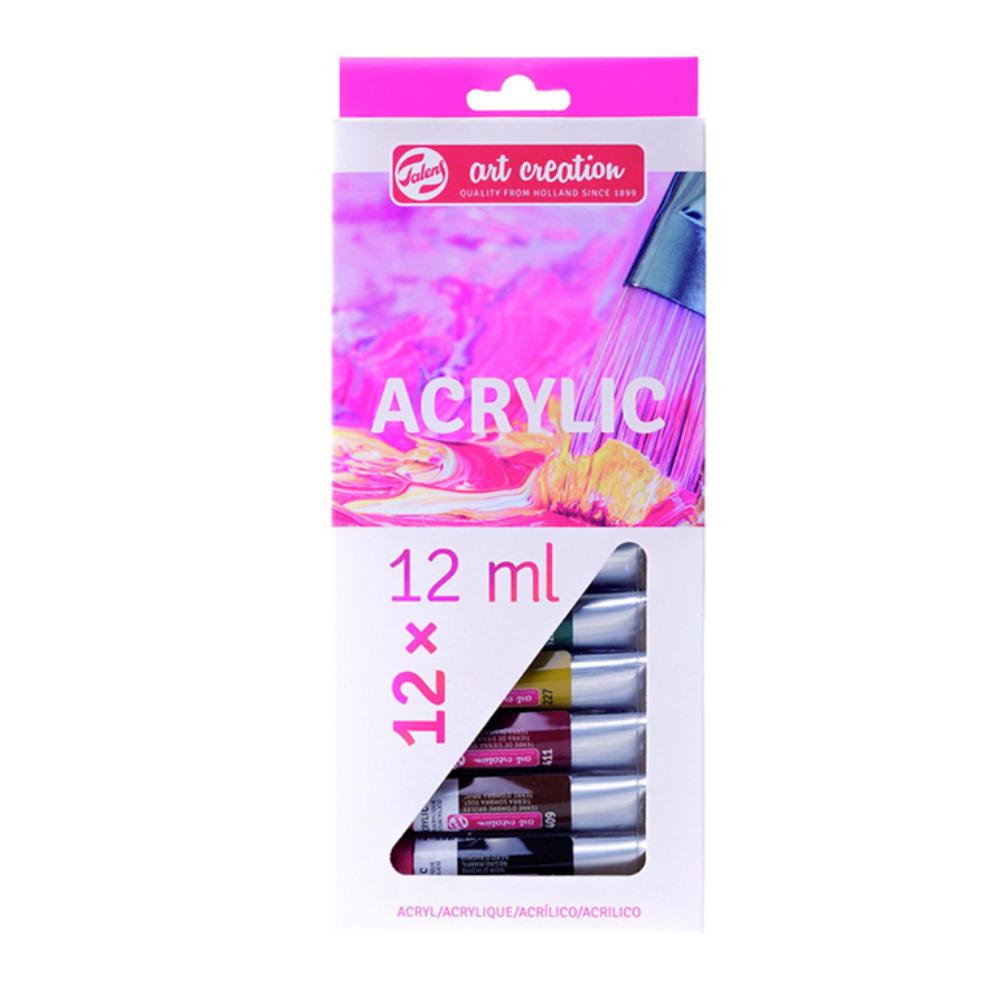 PINTURA ACRILICA TALENS 12ML 12COL