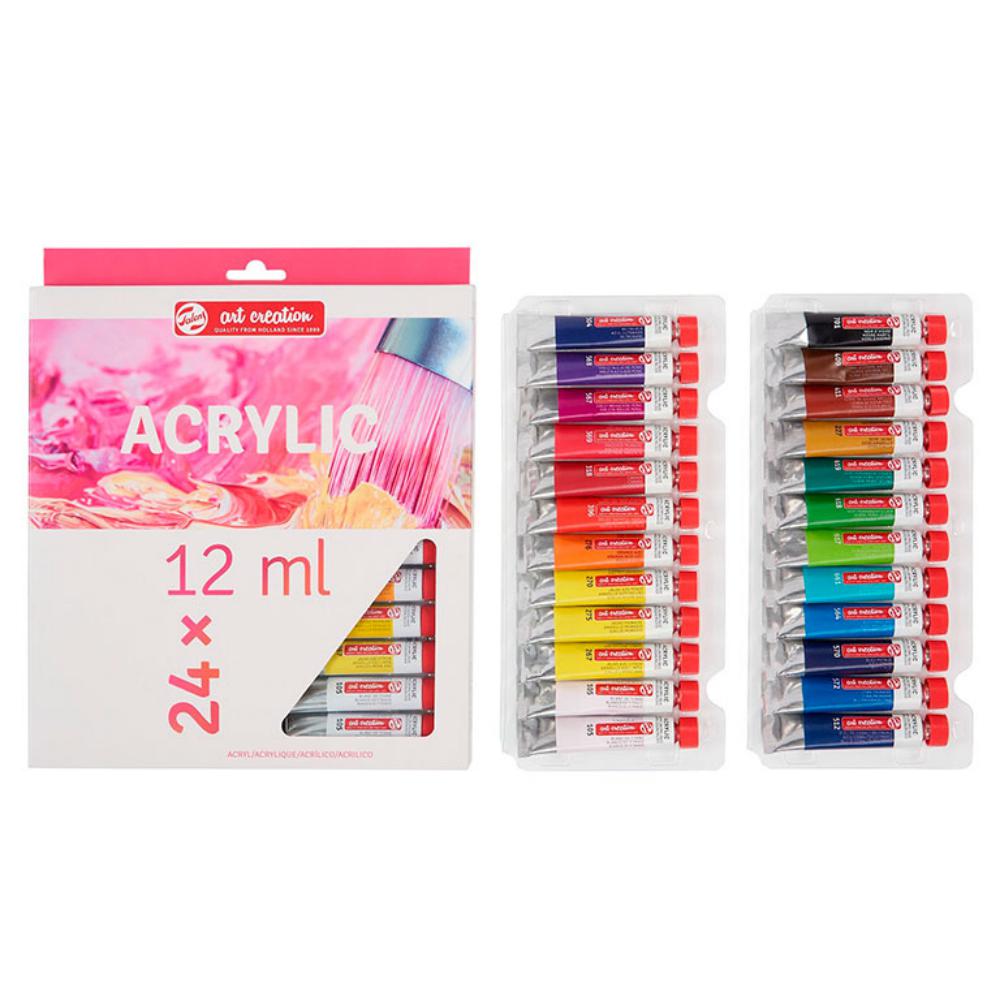 PINTURA ACRILICA TALENS 12ML 24COL