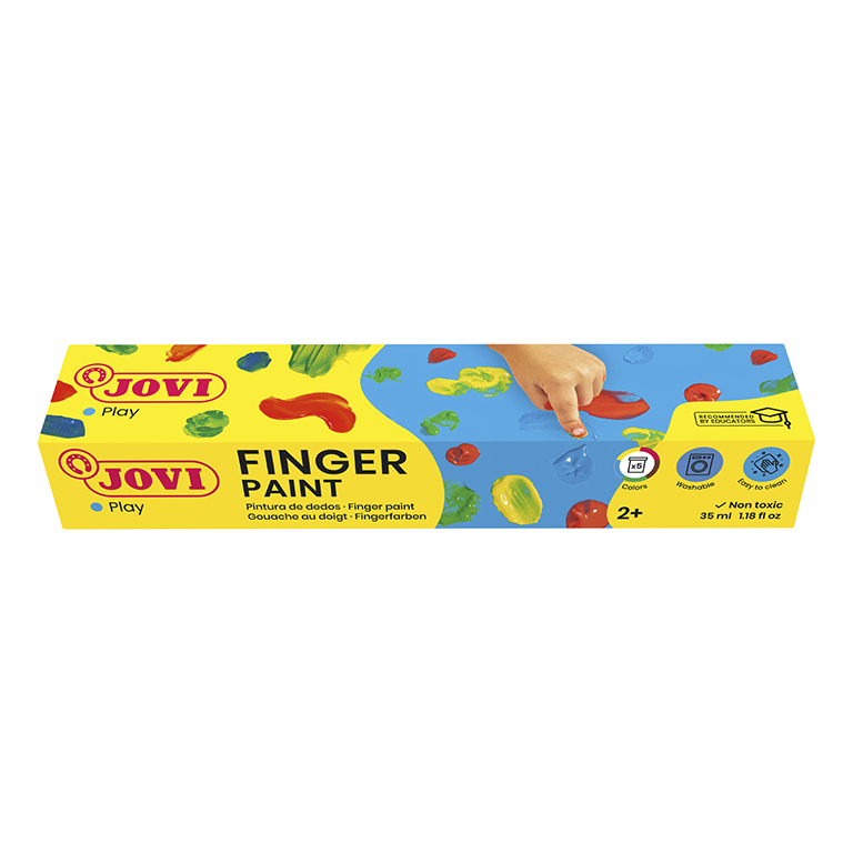 PINTURA DEDO JOVI 40CC 5COL SURTIDOS