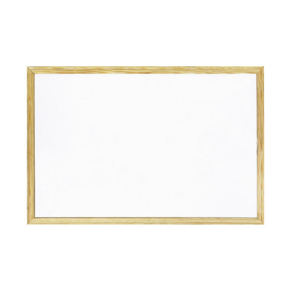 PIZARRA BLANCA 90 X 120 MAKRO M.MADERA