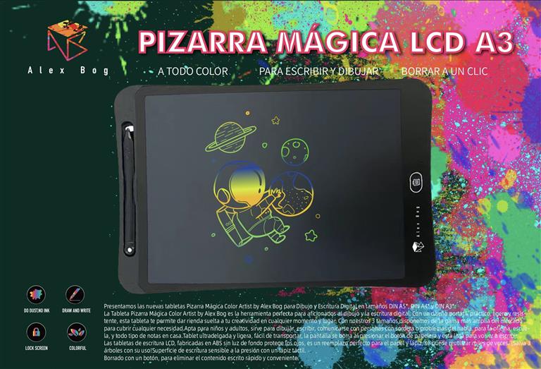 PIZARRA MAGICA LCD A3 AB-0336