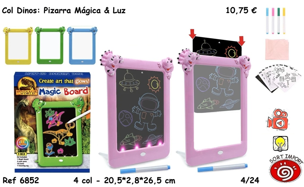 PIZARRA MAGICA&LUZ 6852