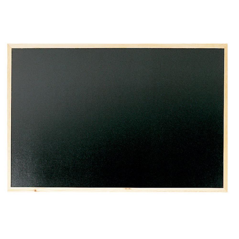 PIZARRA NEGRA 90 X 120 MARCO MADERA