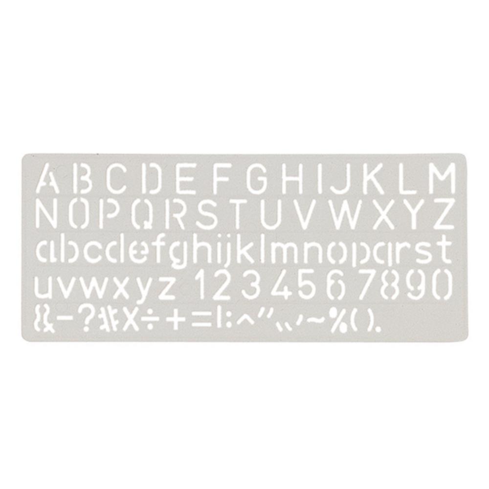 PLANTILLA NORMOGRAFO 10mm.