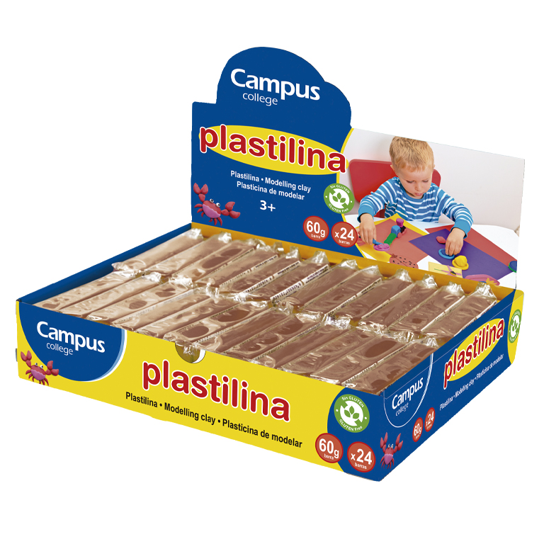 PLASTILINA 70 MAKRO MARRON