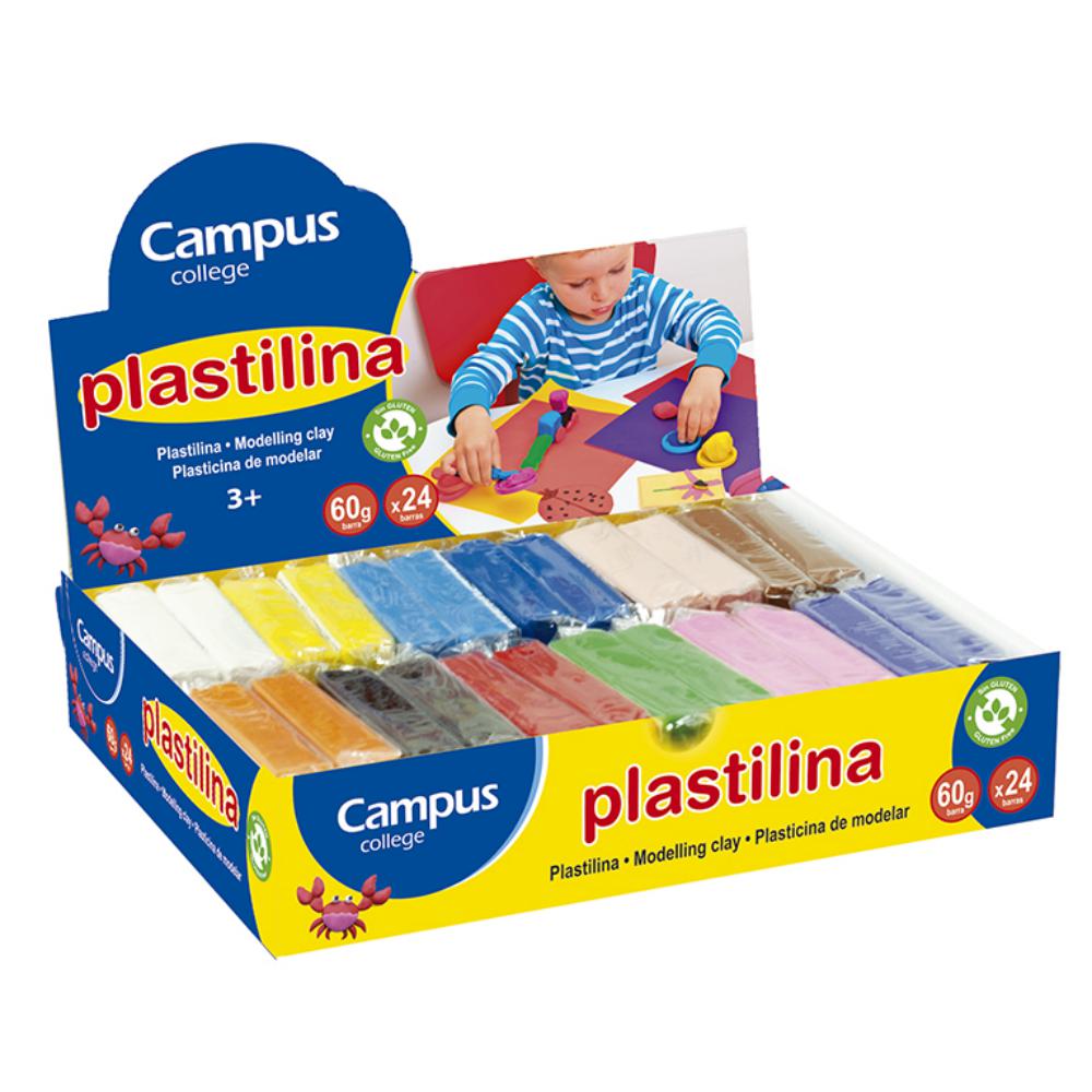 PLASTILINA 70 MAKRO SURTIDA (24U)