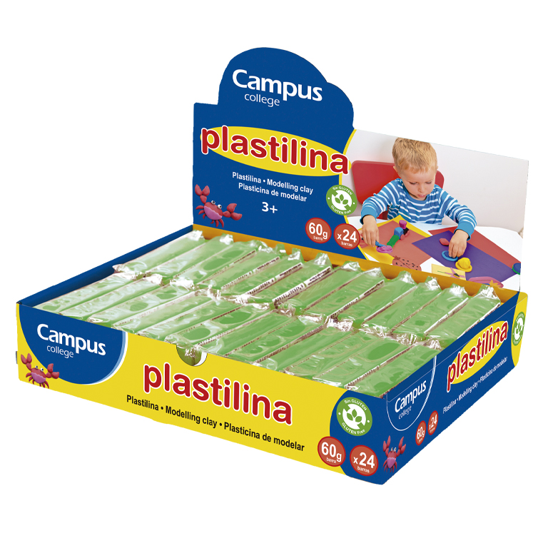 PLASTILINA 70 MAKRO VERDE CLAR
