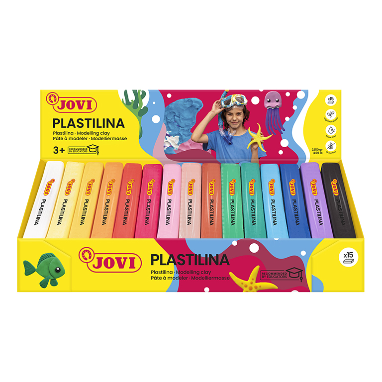 PLASTILINA JOVI 71 COLORES SURTIDO 15UD