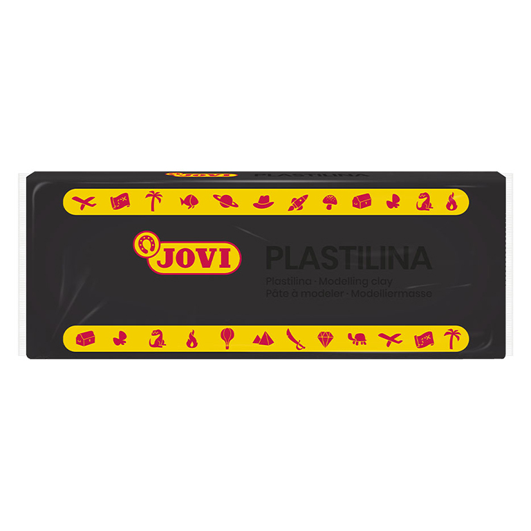 PLASTILINA JOVI 71 NEGRO C/15U
