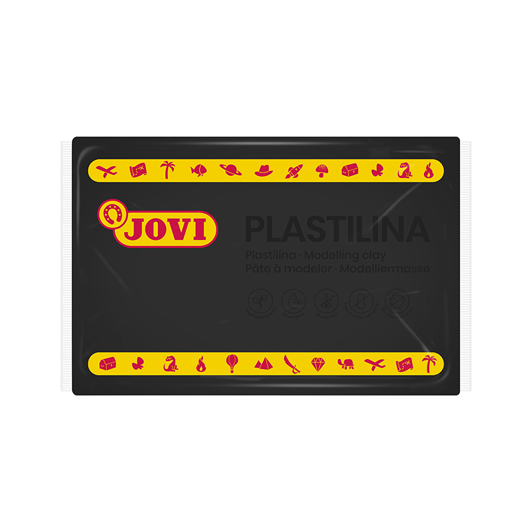 PLASTILINA JOVI 72 NEGRO