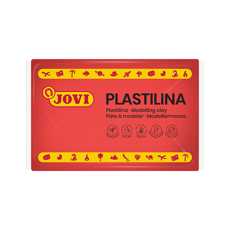 PLASTILINA JOVI 72 ROJO