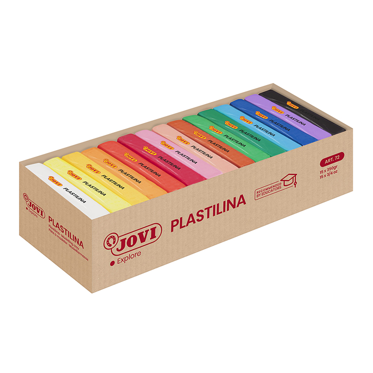 PLASTILINA JOVI 72 SURTIDA 72S