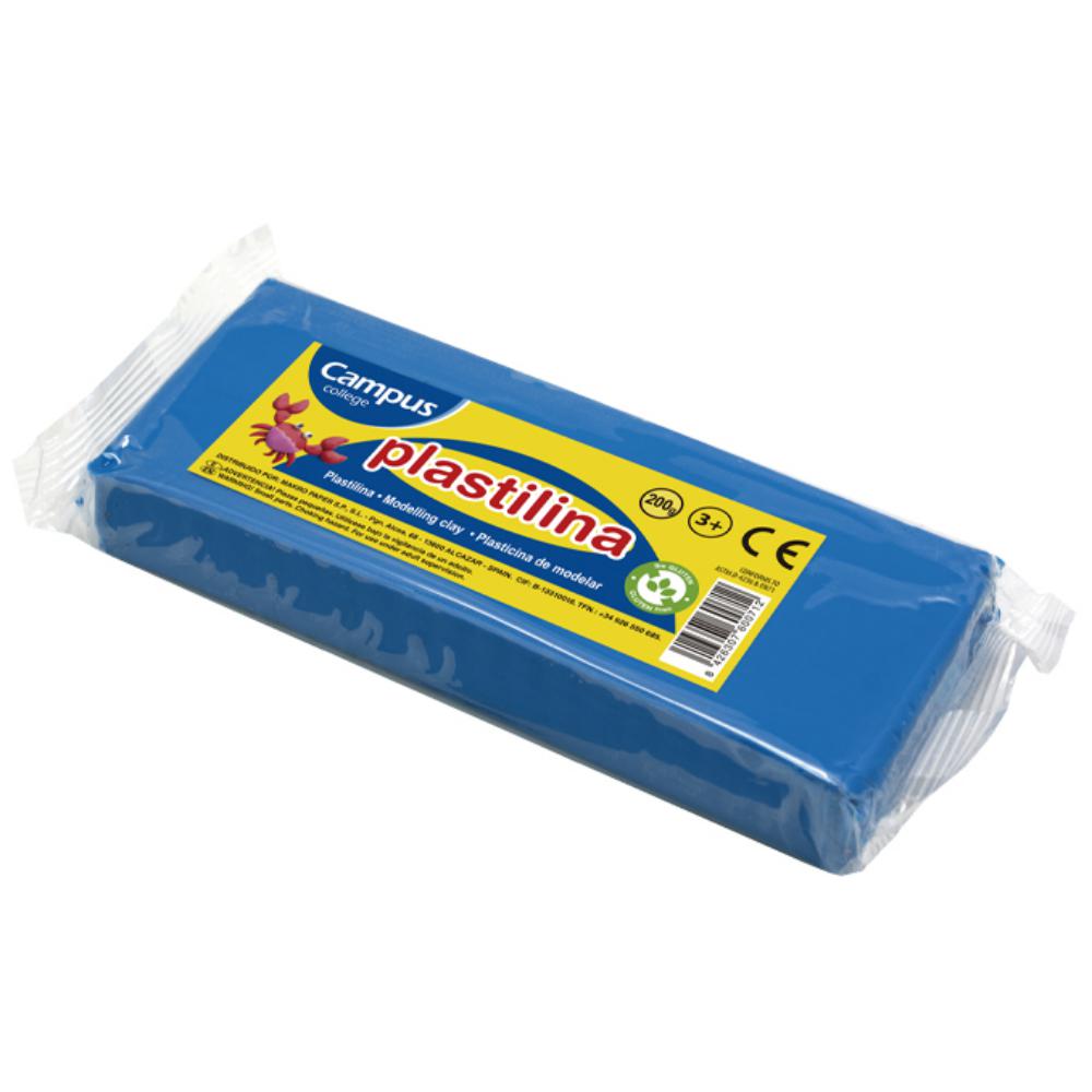 PLASTILINA MAKRO MED.200G AZUL CLARO