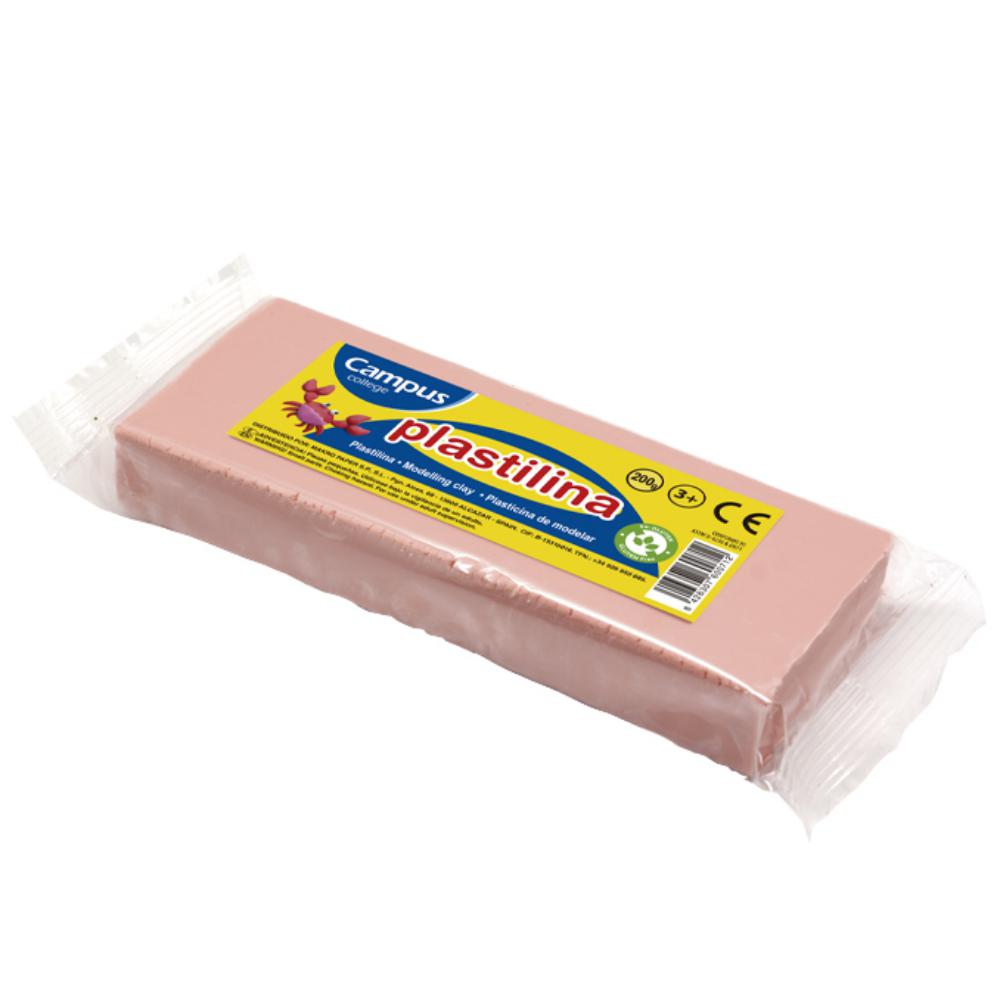 PLASTILINA MAKRO MED.200G CARNE