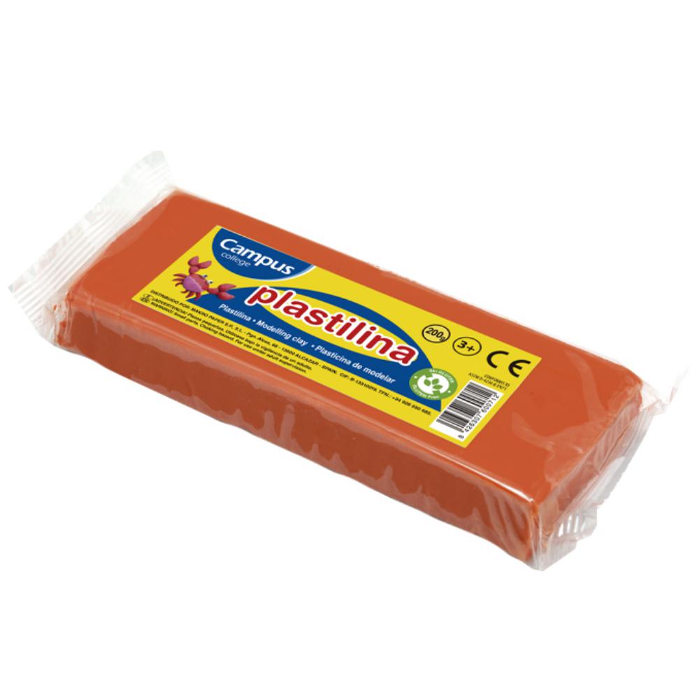 PLASTILINA MAKRO MED.200G NARANJA