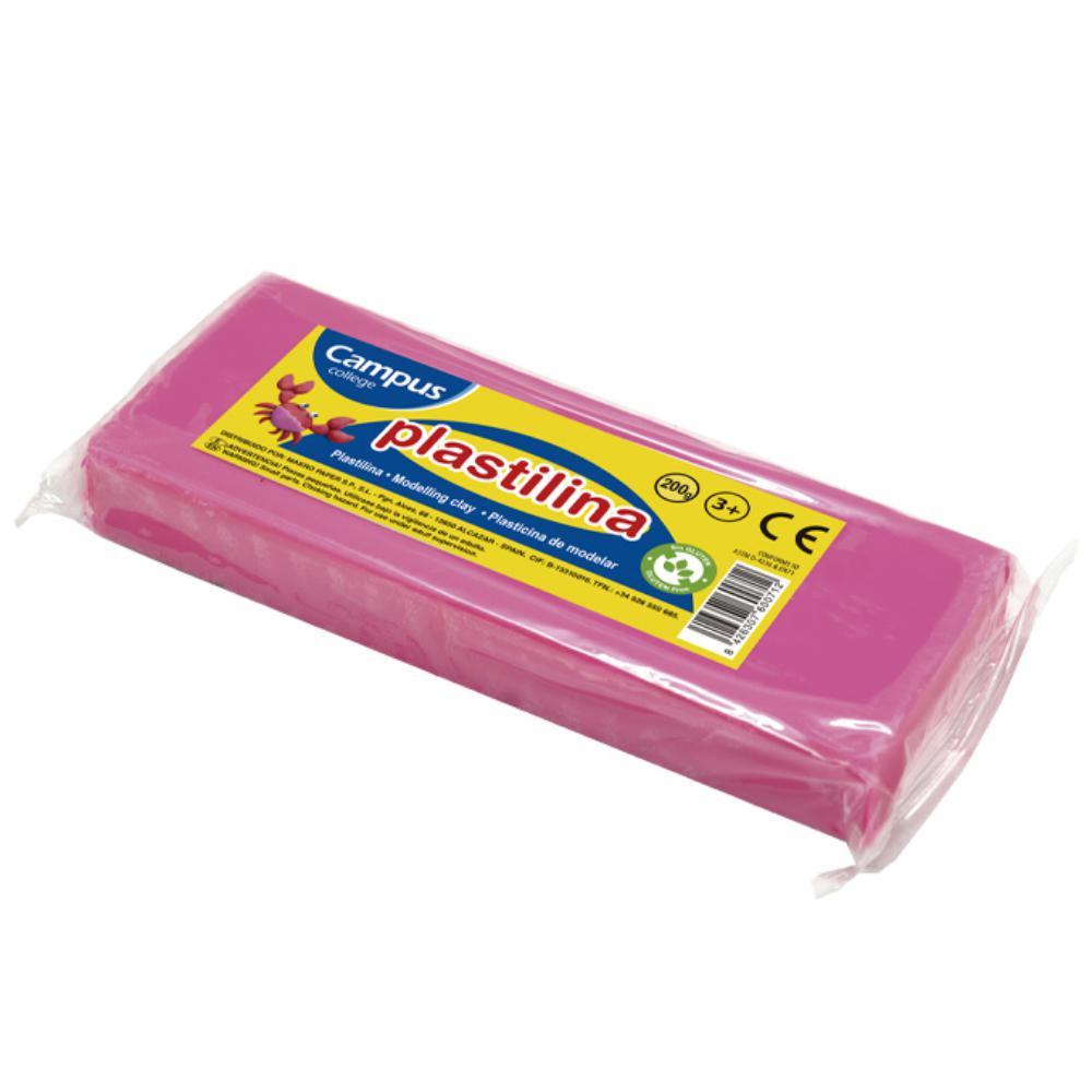 PLASTILINA MAKRO MED.200G ROSA