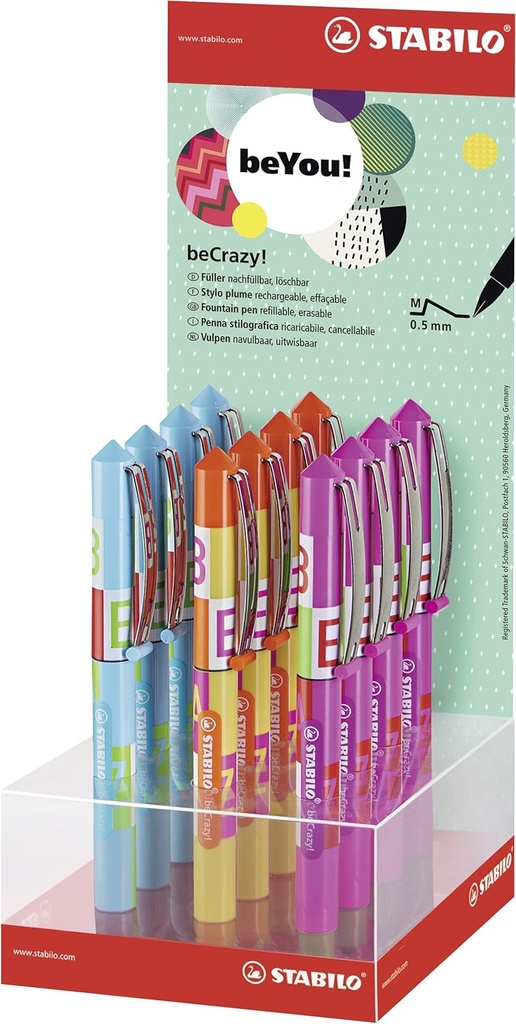 PLUMA STABILO BE CRAZY EX/12