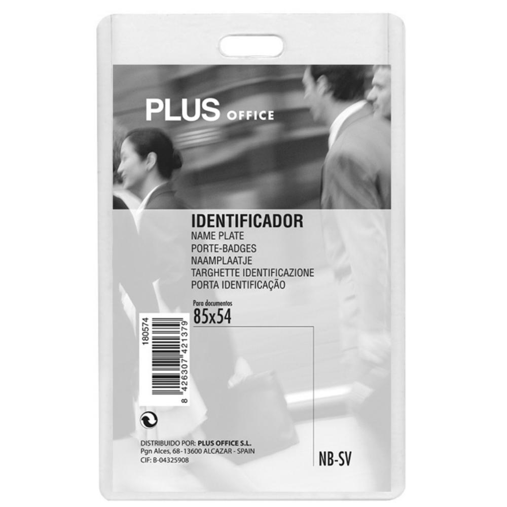 PORTACARNET PLUS VERTICAL RIGIDO 87X54 50UD