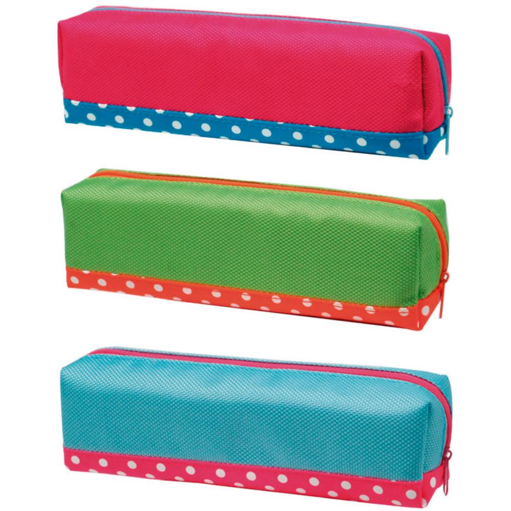 PORTATODO CUADRADO TOPOS 1 CREMALLERA