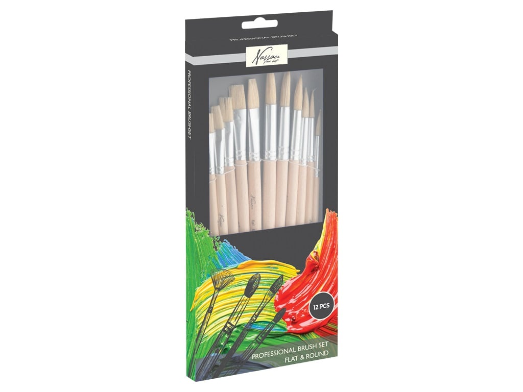 SET PINCELES PROFESIONAL 12P AR0818/GE
