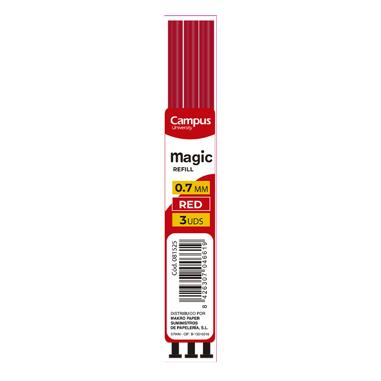 RECAMBIO BOLIG. MAGIC ROJO C/3