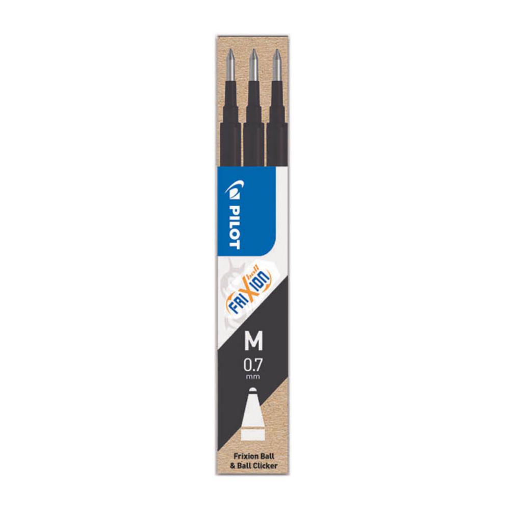 RECAMBIO BOLÍGRAFO PILOT FRIXION BALL NEGRO BLÍSTER /3 UD.