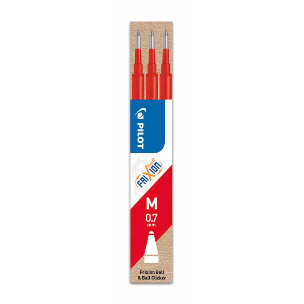 RECAMBIO BOLIGRAFO PILOT FRIXION BALL ROJO BLISTER 3 UD.