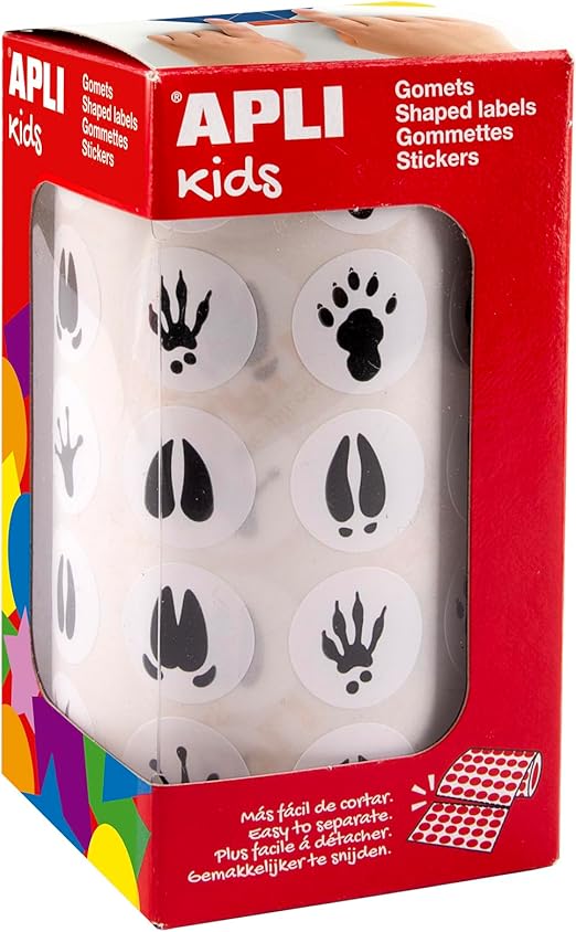 ROLLO GOMET HUELLAS ANIMALES 20MM