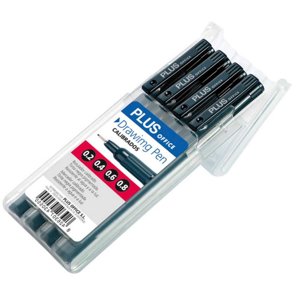 ROTULADOR CALIBRADO PLUS BOL 4 UDS