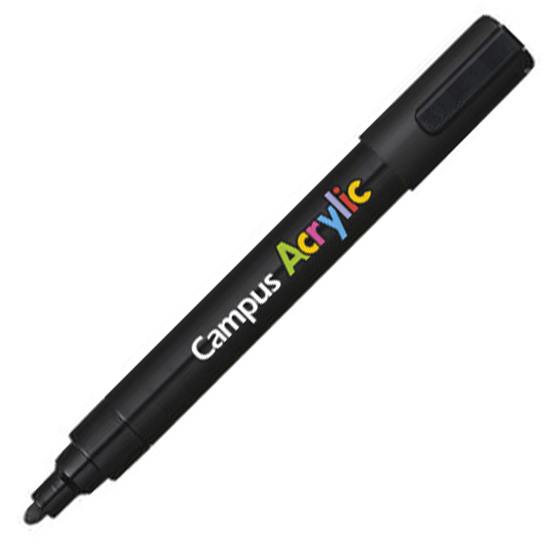ROTULADOR CAMPUS ACRYLIC 2.5MM NEGRO