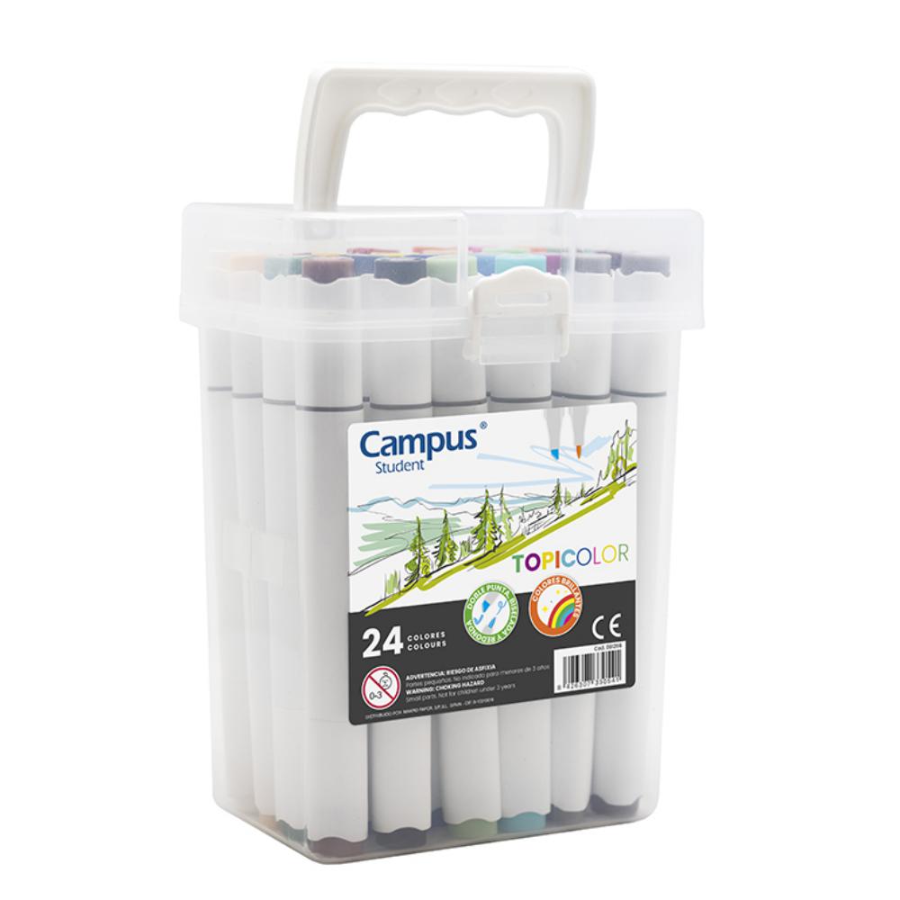 ROTULADOR CAMPUS TOPICOLOR 24COL