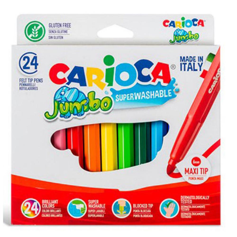 ROTULADOR CARIOCA 24COL. JUMBO