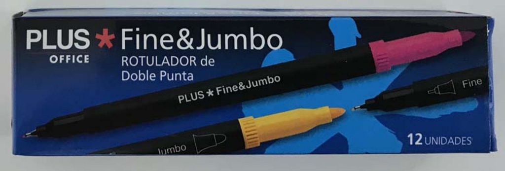 ROTULADOR DOBLE PUNTA VIOLETA