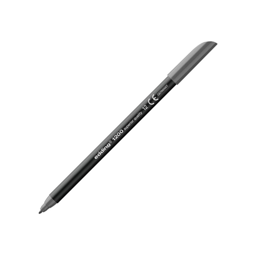 ROTULADOR PUNTA FIBRA EDDING 1200 GRIS