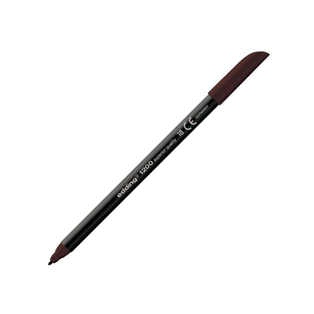 ROTULADOR PUNTA FIBRA EDDING 1200 MARRON OSCURO