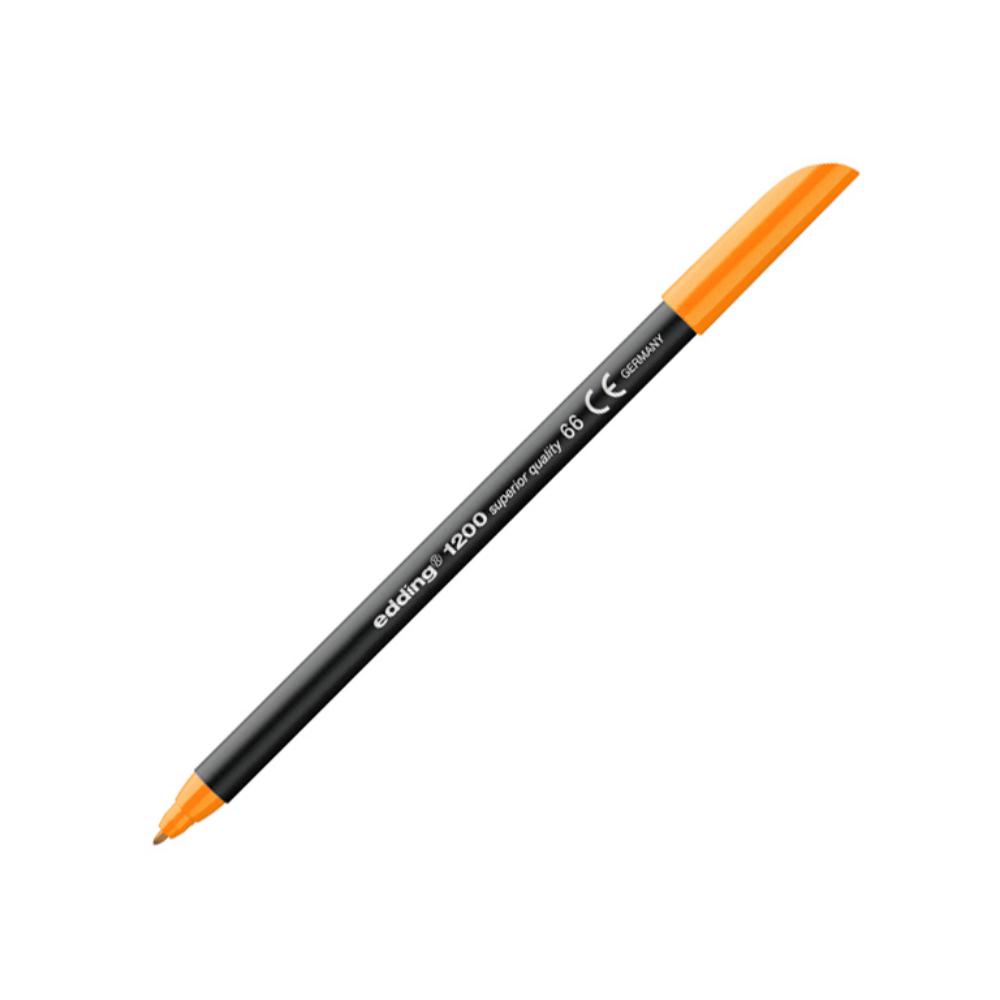 ROTULADOR PUNTA FIBRA EDDING 1200 NARANJA NEON