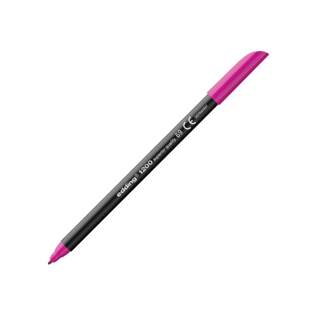 ROTULADOR PUNTA FIBRA EDDING 1200 ROSA NEON