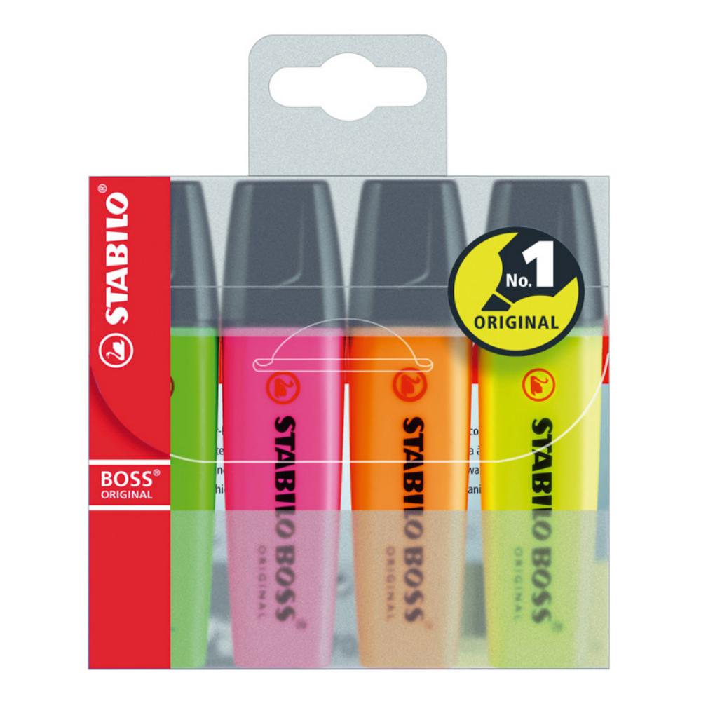 ROTULADOR FLUOR.STABILO 4 70/4
