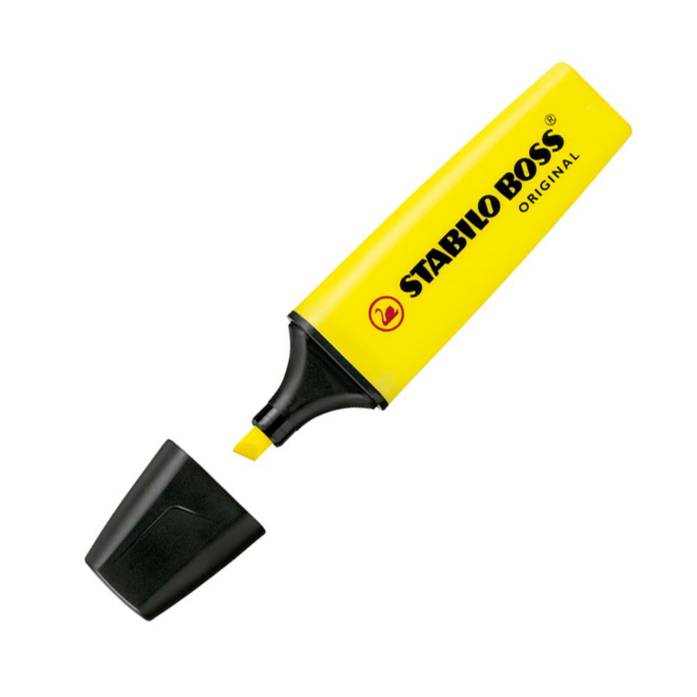 ROTULADOR FLUORESCENTE STABILO BOSS AMARILLO