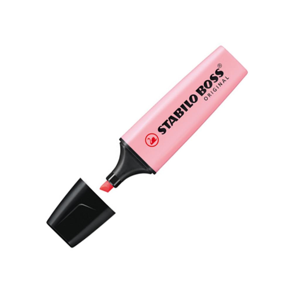 ROTULADOR FLUOR.STABILO ROSA PASTEL