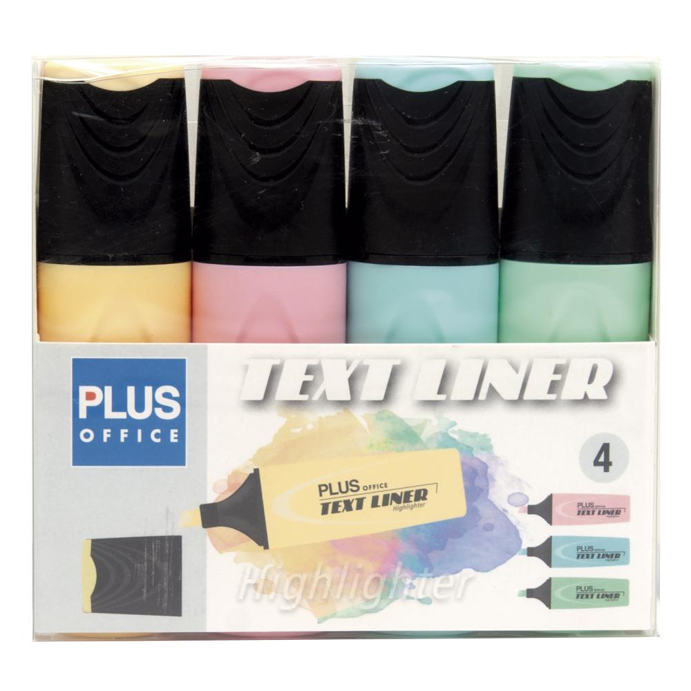 ROTULADOR FLUOR.TEXTLINET PASTEL 4UD