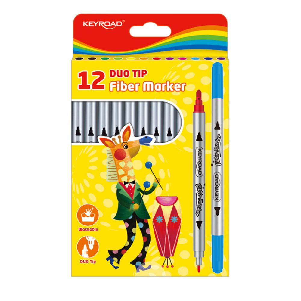 ROTULADOR KEYROAD DUO TIP 12CO