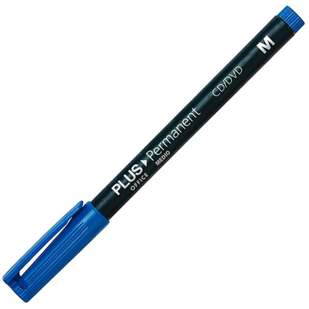 ROTULADOR PERMANENTE PLUS OFFICE PERMANENT MEDIO 1 MM. AZUL