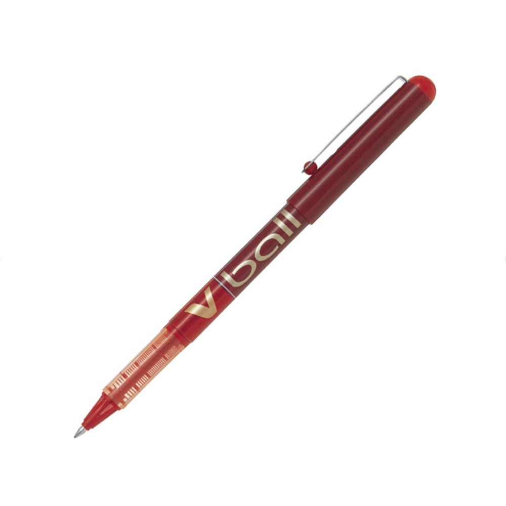 BOLÍGRAFO TINTA LÍQUIDA PILOT V-BALL 05 ROJO
